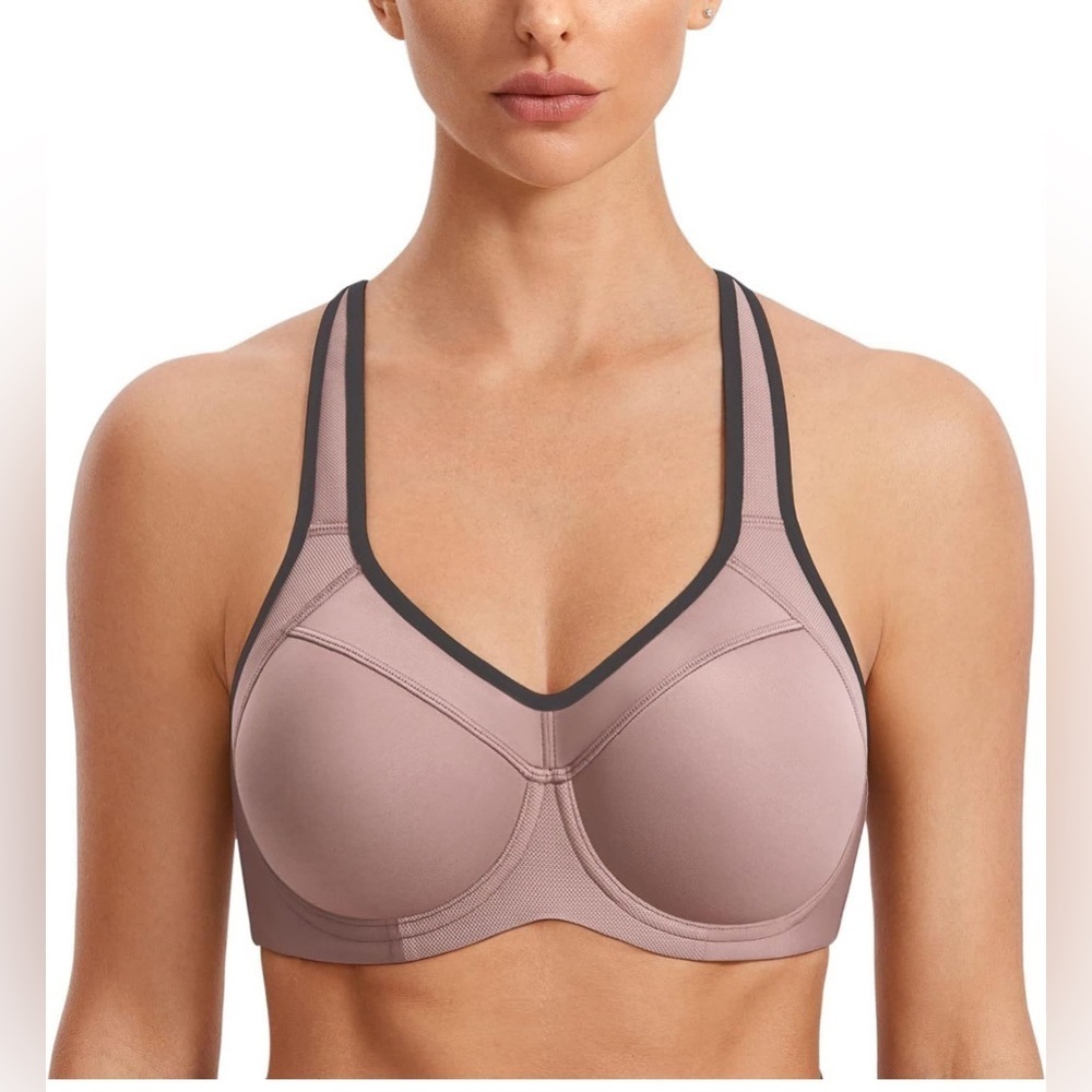 SYROKAN High Impact Support Wirefree Bounce Bra